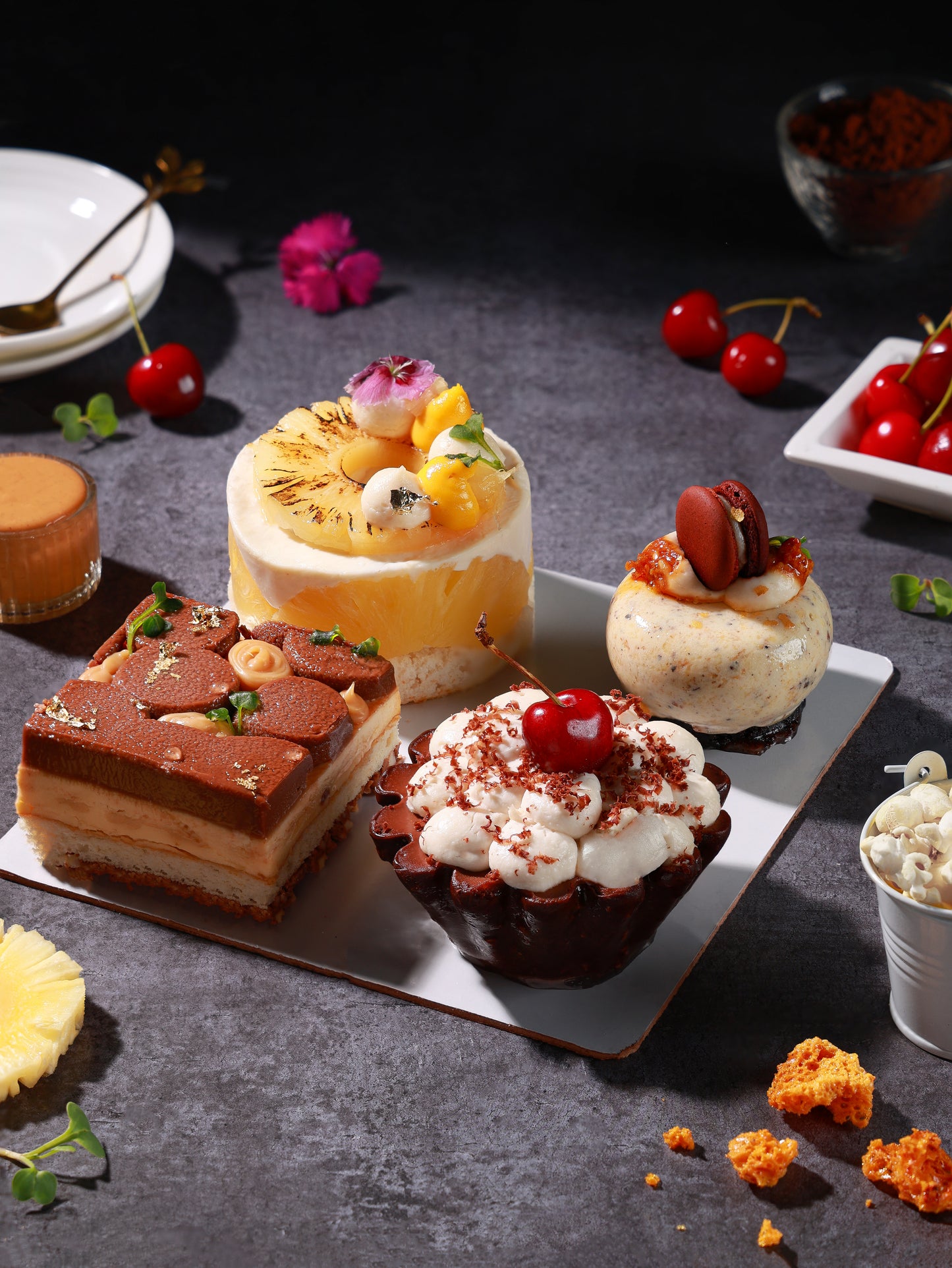 Assorted Dessert Box of 4 - Egg Free