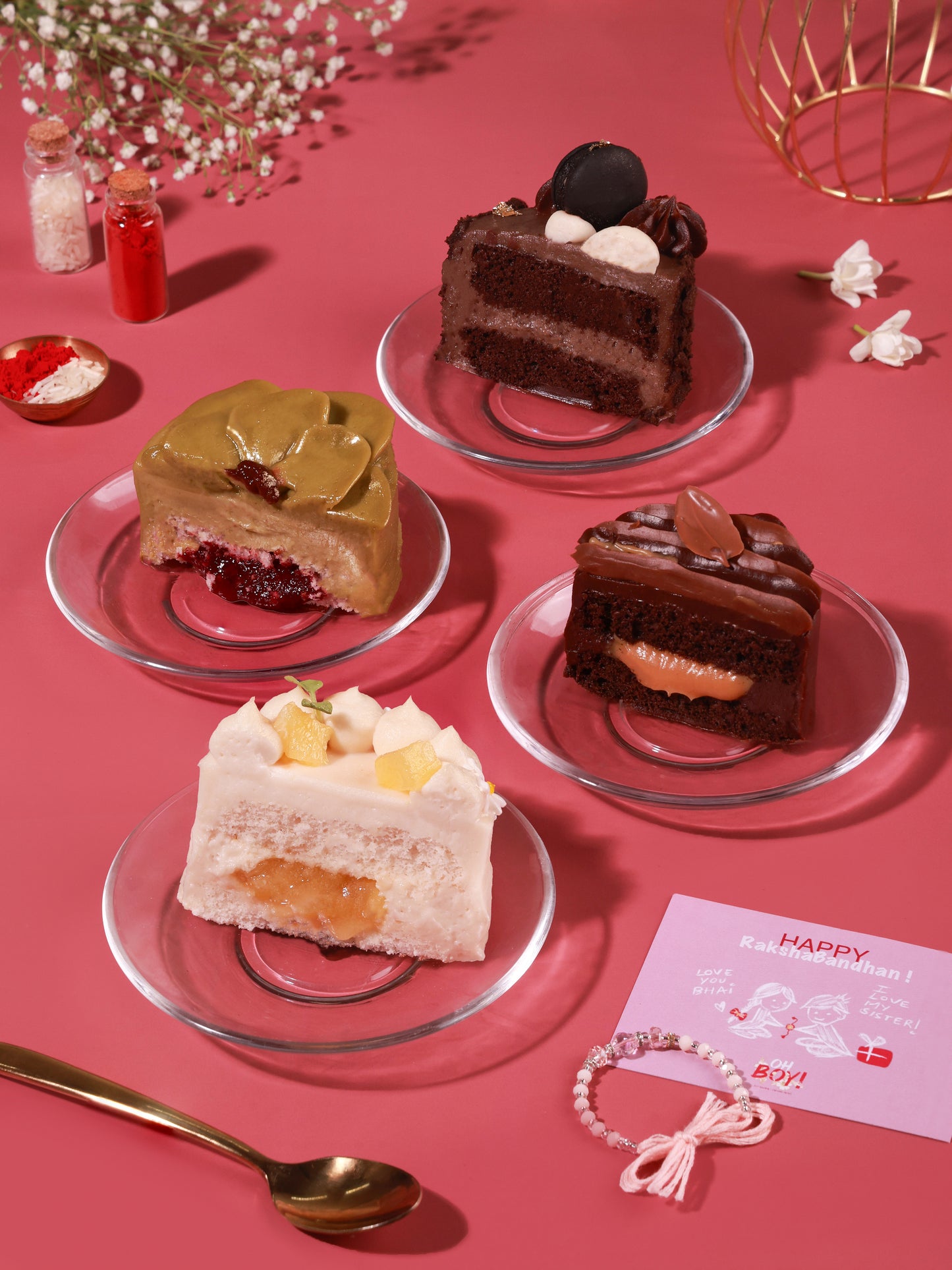 Cherished Bites - Box of 4 Mini cakes - Egg Free