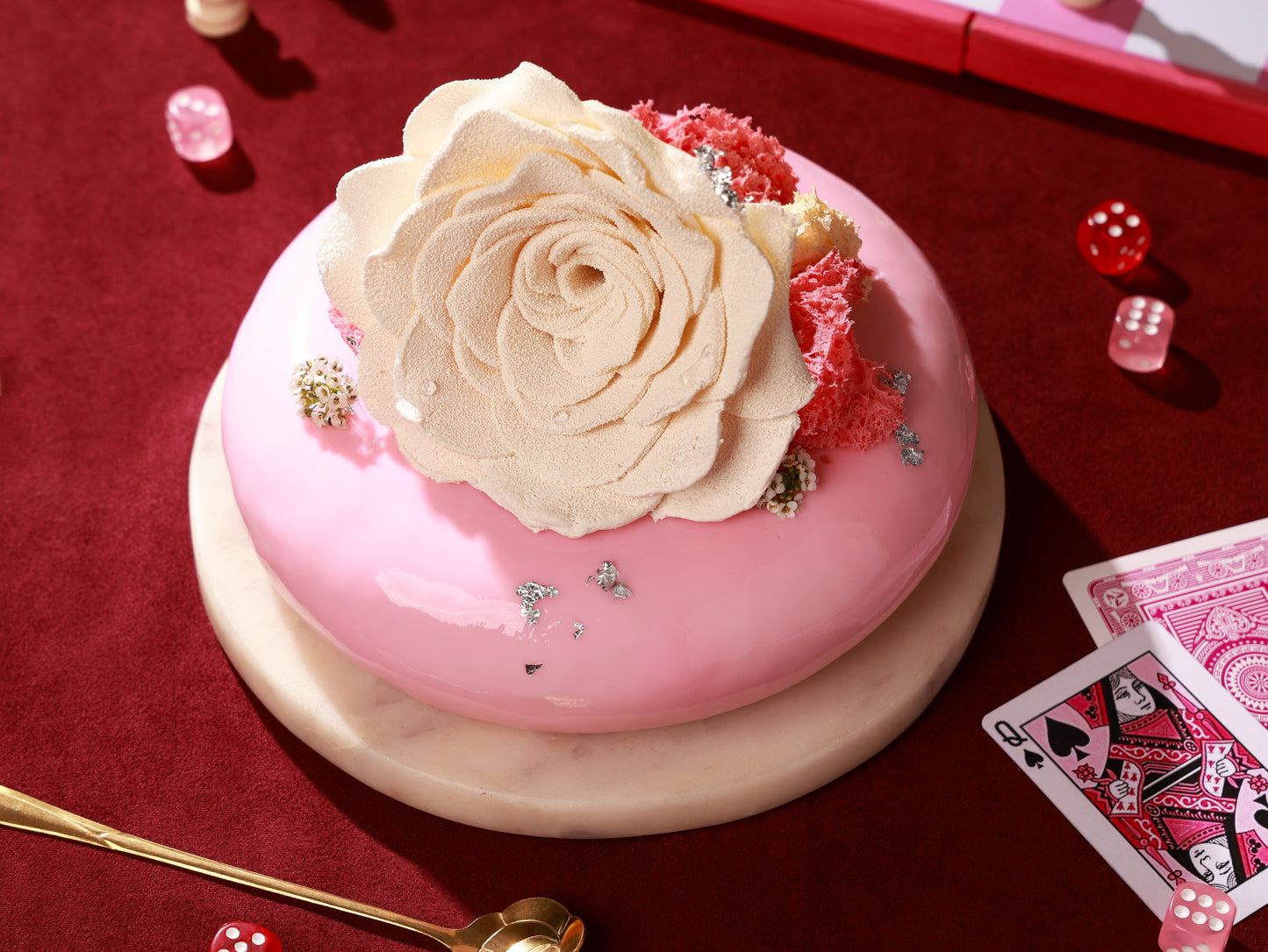 ROSE REVERIE - Rose Raspberry and Vanilla, Egg Free