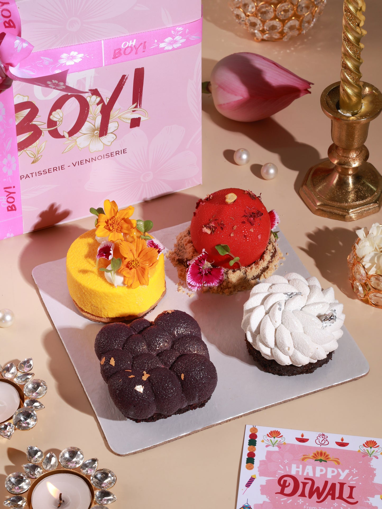 Indi Fusion Desserts - Box of 4 mini Desserts - Egg Free